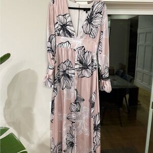 Elegant Floral Maxi Dress